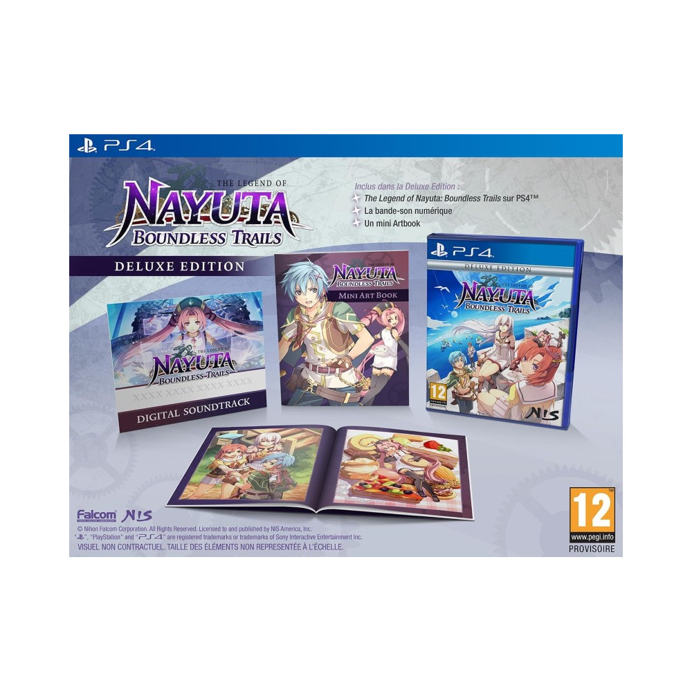 THE LEGEND OF NAYUTA BOUNDLESS TRAILS - DELUXE EDITION PS4 EURO NEW (EN)