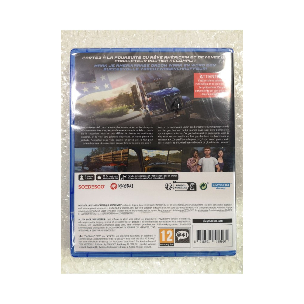 TRUCK DRIVER THE AMERICAN DREAM PS5 EURO NEW (GAME IN ENGLISH/FR/DE/ES/IT/PT)