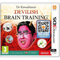 DR KAWASHIMA S DEVILISH BRAIN TRAINING 3DS NEW