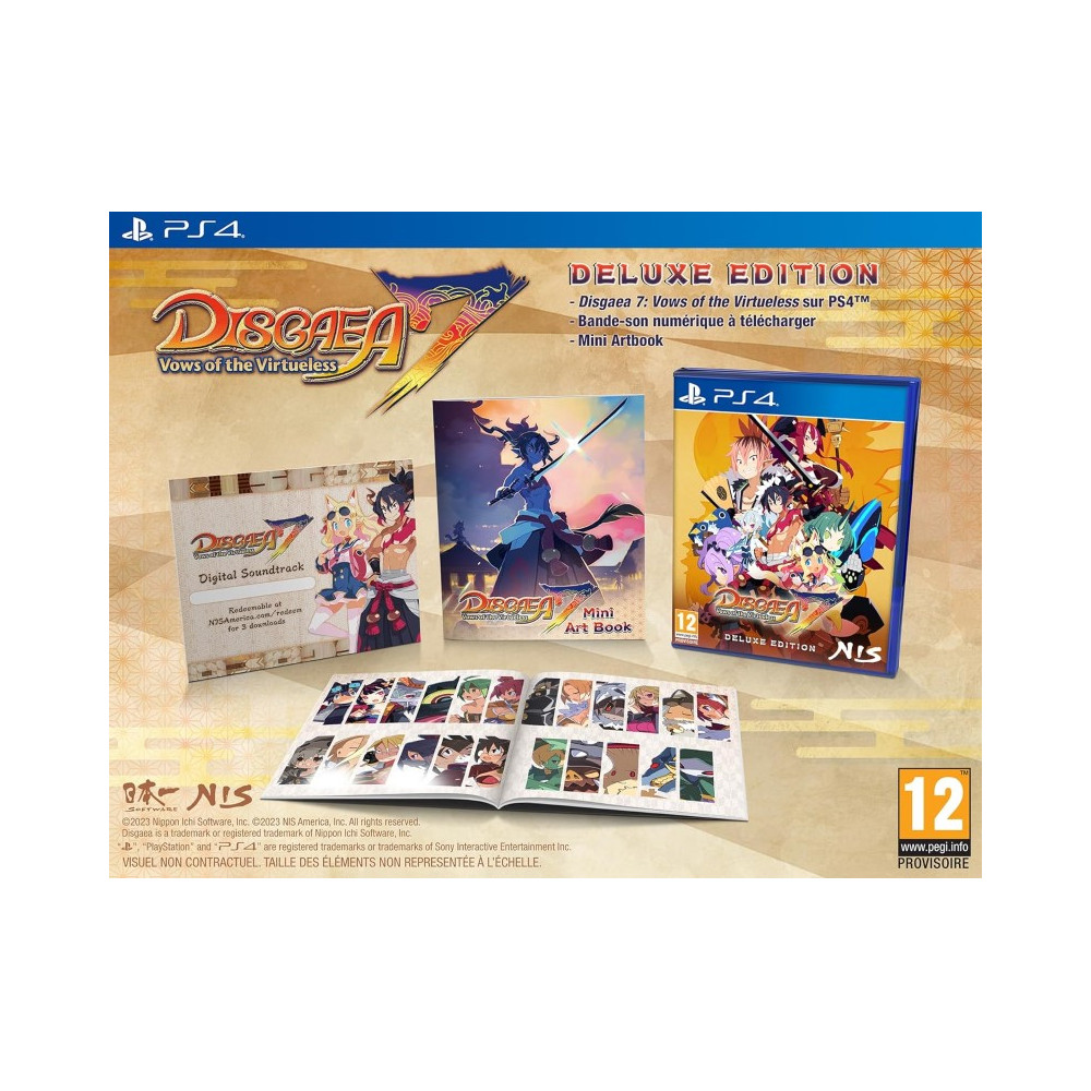 DISGAEA 7 - VOWS OF THE VIRTUELESS - DELUXE EDITION PS4 FR NEW (GAME IN ENGLISH/FR)