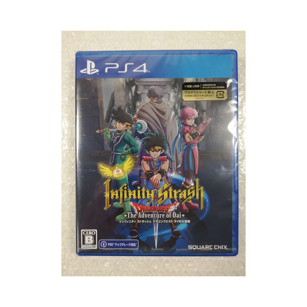 INFINITY STRASH: DRAGON QUEST THE ADVENTURE OF DAI PS4 JAPAN NEW (GAME IN ENGLISH - FRANCAIS)