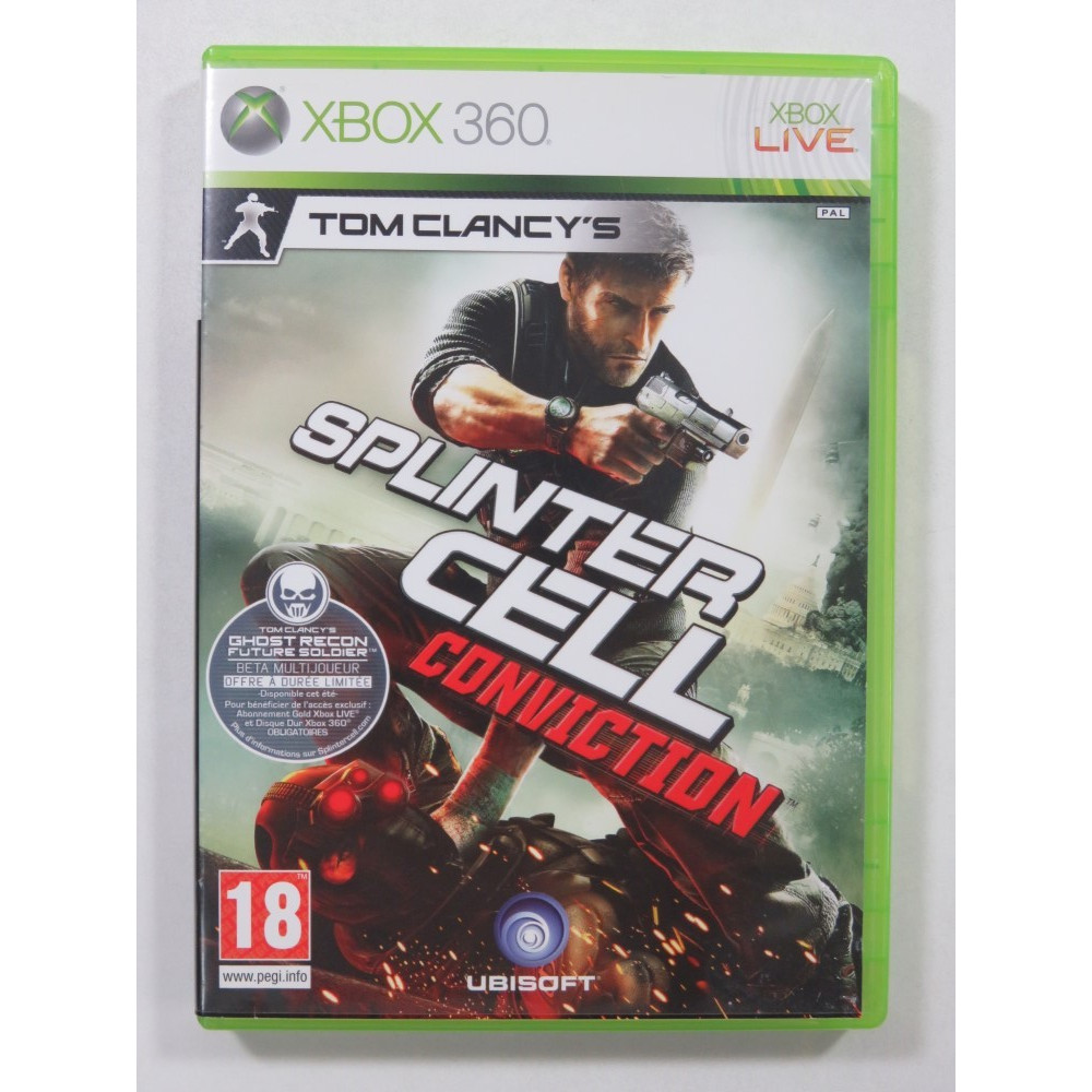 Splinter Cell Conviction Xbox 360 Game COMPLETE FAST FREE SHIPPING