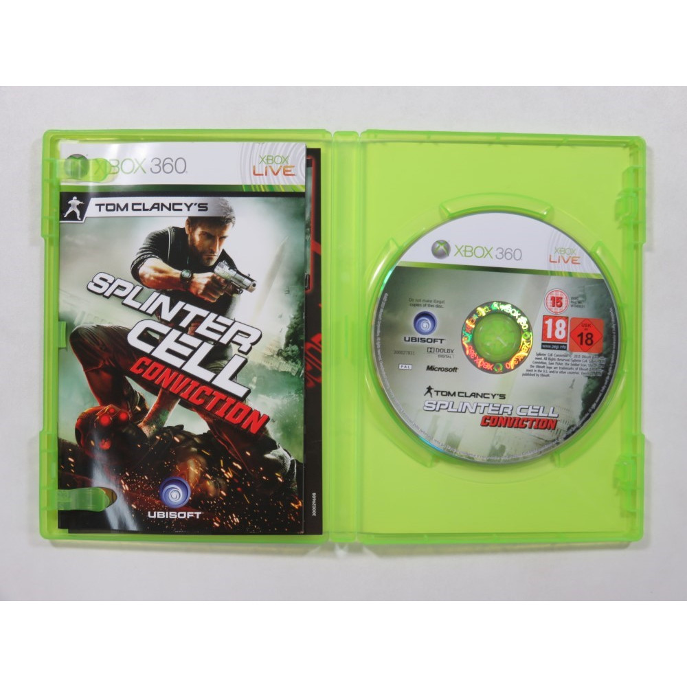 Splinter Cell Conviction Xbox 360 Game COMPLETE FAST FREE SHIPPING