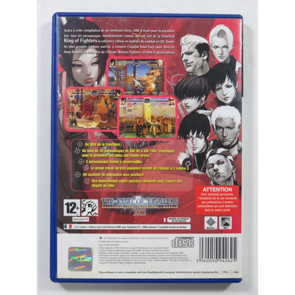 The King of Fighters 2002 Playstation 2 Japanese Import Japan PS2