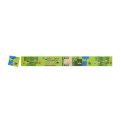 DRAGON QUEST STATIONERY STORE ROLL STICKERS: DOT FIELD