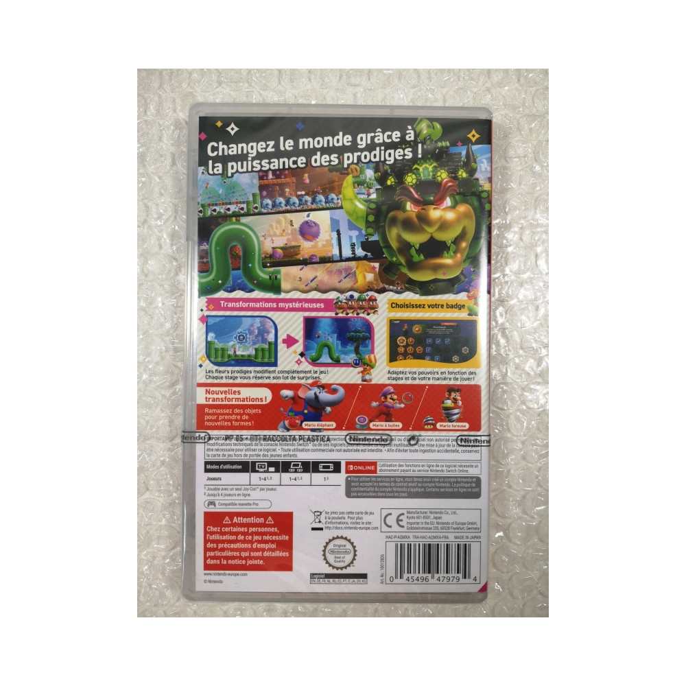 SUPER MARIO BROS. WONDER SWITCH FR NEW (GAME IN ENGLISH/FR/DE/ES/IT/PT)