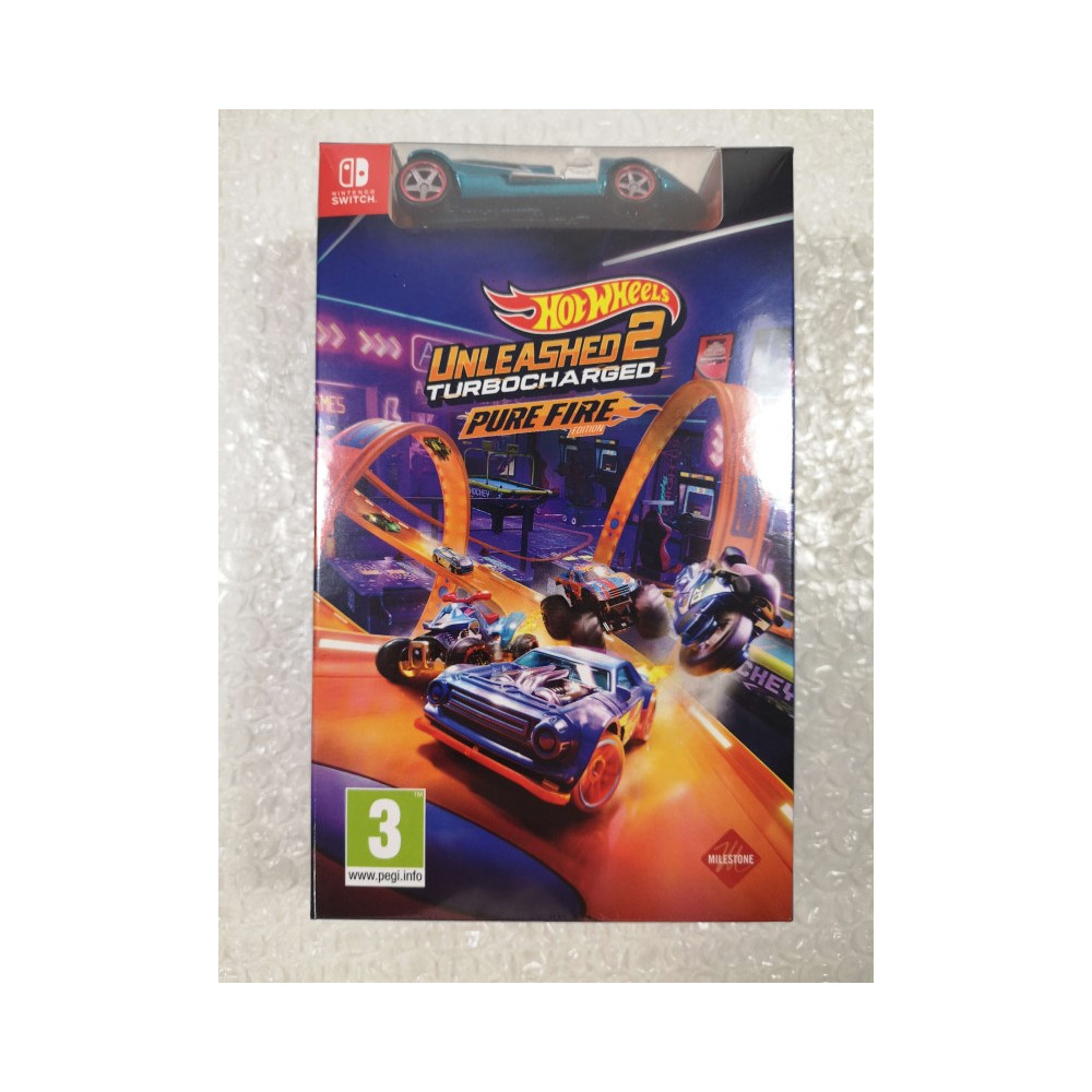 HOT WHEELS UNLEASHED 2 TURBOCHARGED - PURE FIRE EDITION SWITCH FR NEW (GAME IN ENGLISH/FR/DE/ES/IT/PT)