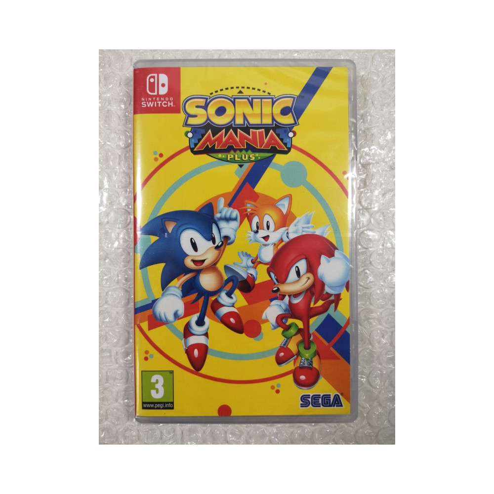 SONIC MANIA PLUS SWITCH FR NEW (GAME IN ENGLISH/FR/DE/ES/IT)