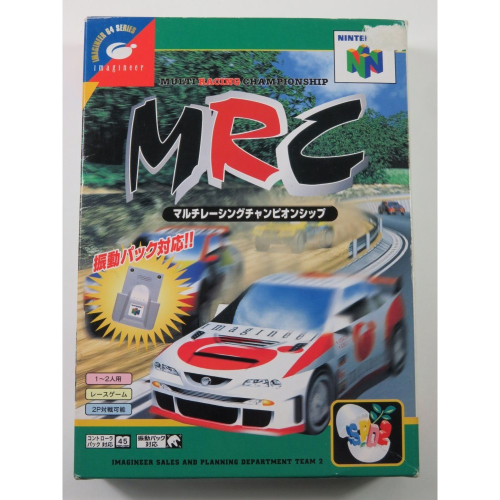 MRC MULTI RACING CHAMPIONSHIP NINTENDO 64 (N64) NTSC-JPN (COMPLETE - GOOD CONDITION)