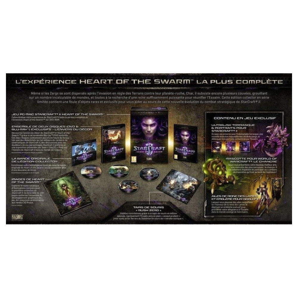 STARCRAFT II HEART OF THE SWARM COLLECTOR FR NEW