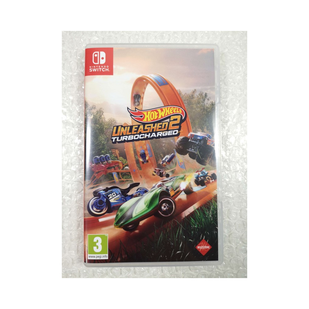 HOT WHEELS UNLEASHED 2 TURBOCHARGED - PURE FIRE ED. (SANS VOITURE) SWITCH FR OCCASION (GAME IN ENGLISH/FR/DE/ES/IT/PT)