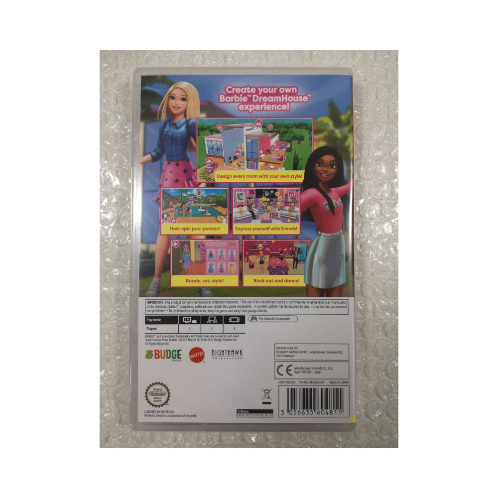 BARBIE DREAMHOUSE ADVENTURES SWITCH UK NEW (GAME IN ENGLISH/FR/DE/ES/IT/PT)