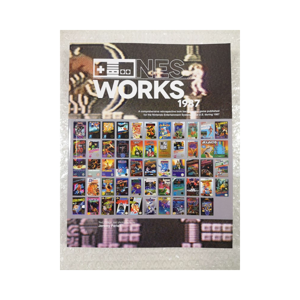 LIVRE (BOOK) NES WORKS NINTENDO (1987) USA NEW (TEXT IN ENGLISH) (PRESS RUN)