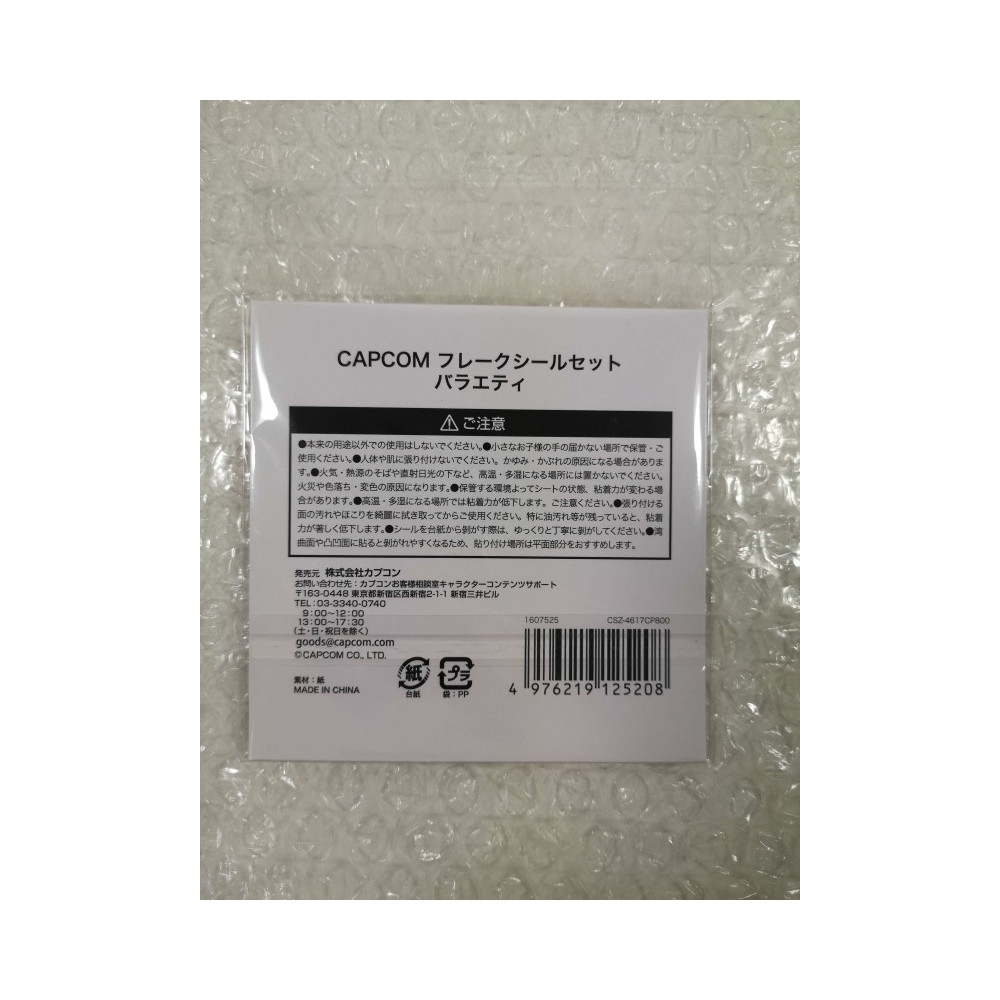 CAPCOM FLAKE STICKER SET VARIETY JAPAN NEW