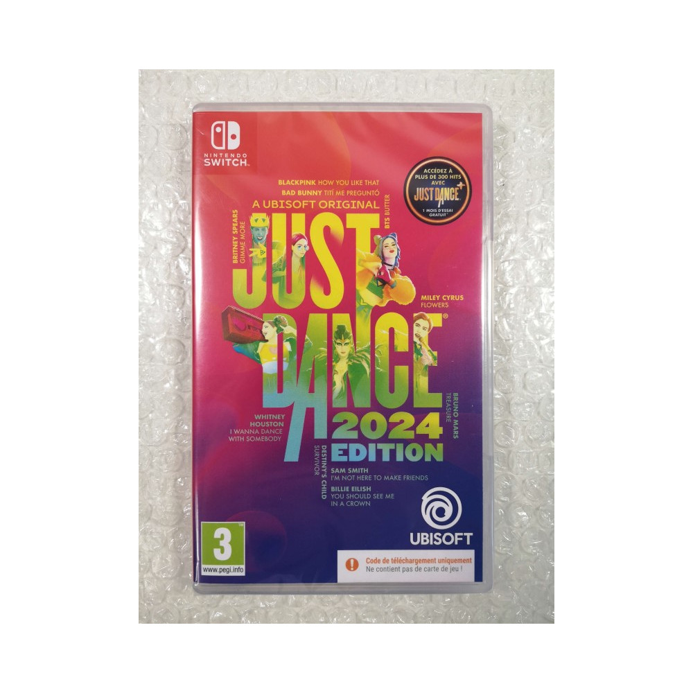 JUSTE DANCE 2024 EDITION SWITCH FR NEW (CODE ONLY) (GAME IN ENGLISH/FR/DE/ES/IT/PT)