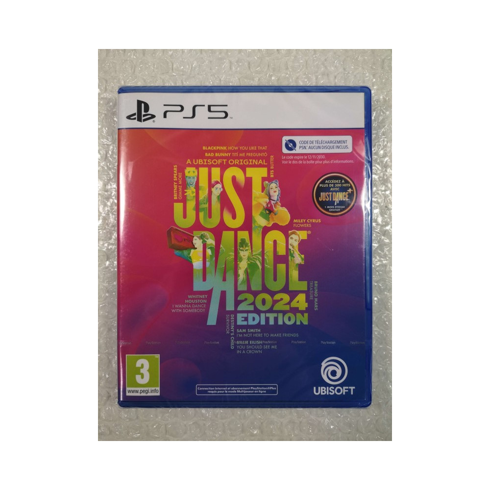 JUSTE DANCE 2024 EDITION PS5 FR NEW (CODE ONLY) (GAME IN ENGLISH/FR/DE/ES/IT/PT)