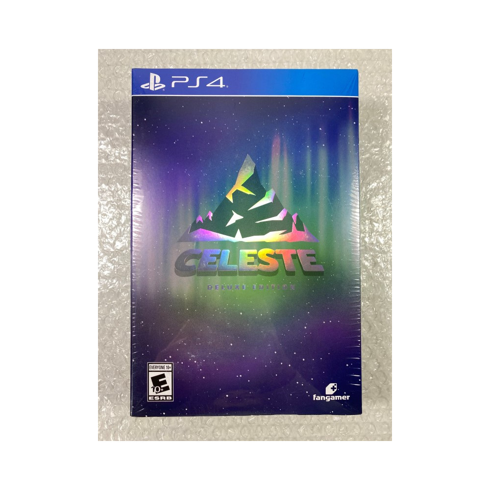 CELESTE DELUXE EDITION PS4 USA NEW (FANGAMER) (GAME IN ENGLISH/FR/ES/DE/IT)