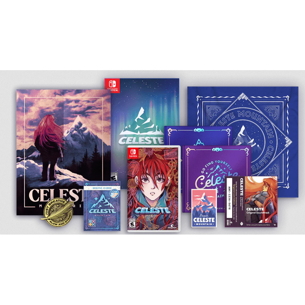 CELESTE DELUXE EDITION SWITCH USA NEW (FANGAMER) (GAME IN  ENGLISH/FR/ES/DE/IT)