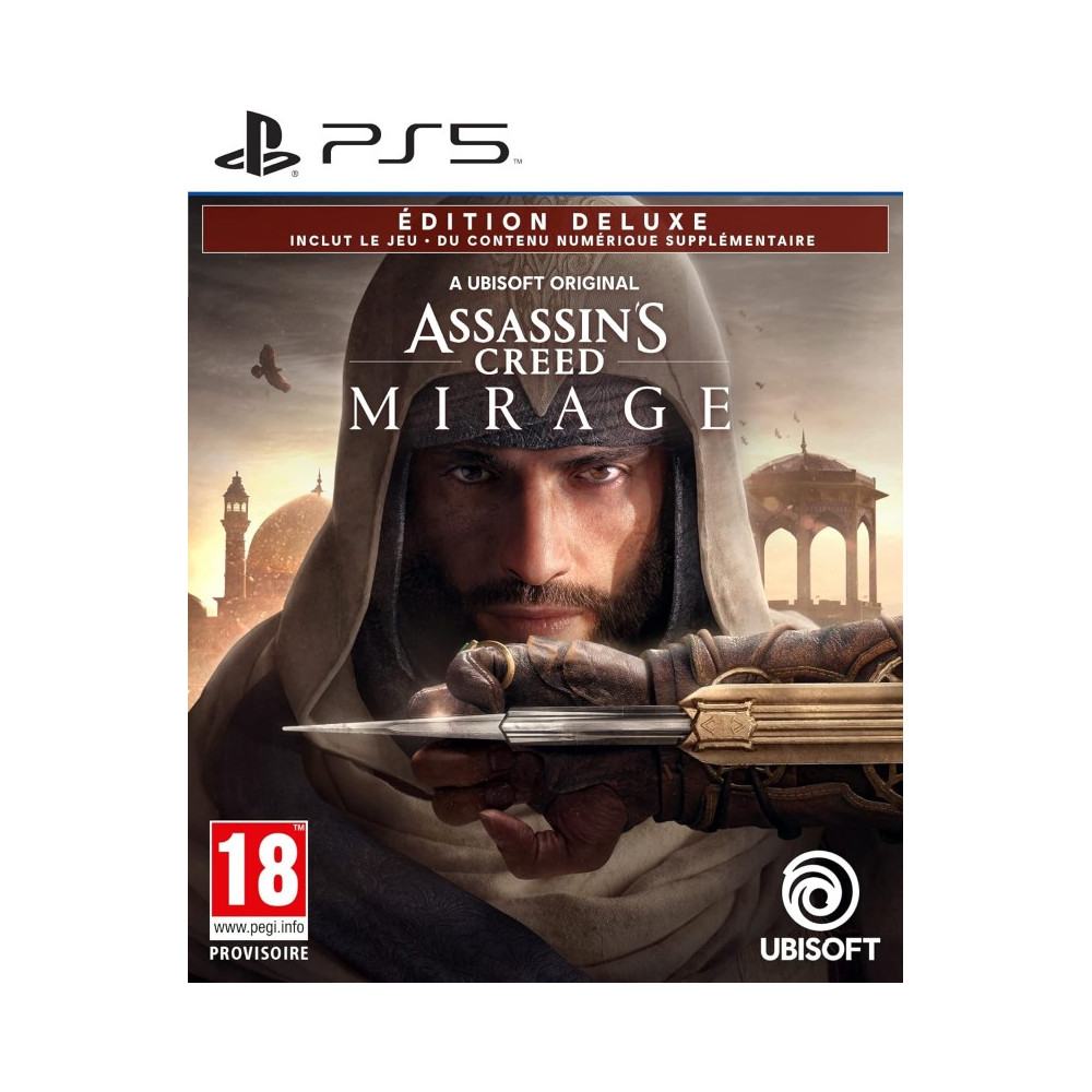 ASSASSIN S CREED MIRAGE - DELUXE EDITION PS5 FR OCCASION (GAME IN ENGLISH/FR/DE/ES/IT)