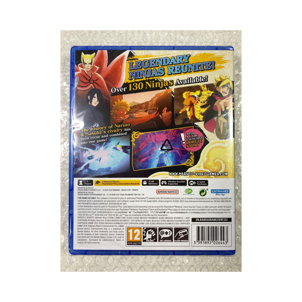 NARUTO X BORUTO ULTIMATE NINJA STORM CONNECTIONS PS5 UK NEW (GAME IN ENGLISH/FR/ES/DE/IT)