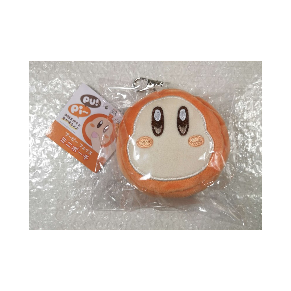 KIRBY S DREAM LAND PU-PI- FACE MINI POUCH WADDLE DEE JAPAN NEW (9CM)