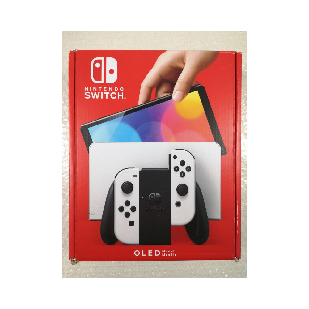 Nintendo Console Switch (Modèle OLED) avec Station d'Accueil/Manettes  Joy-Con Blanches : : Jeux vidéo