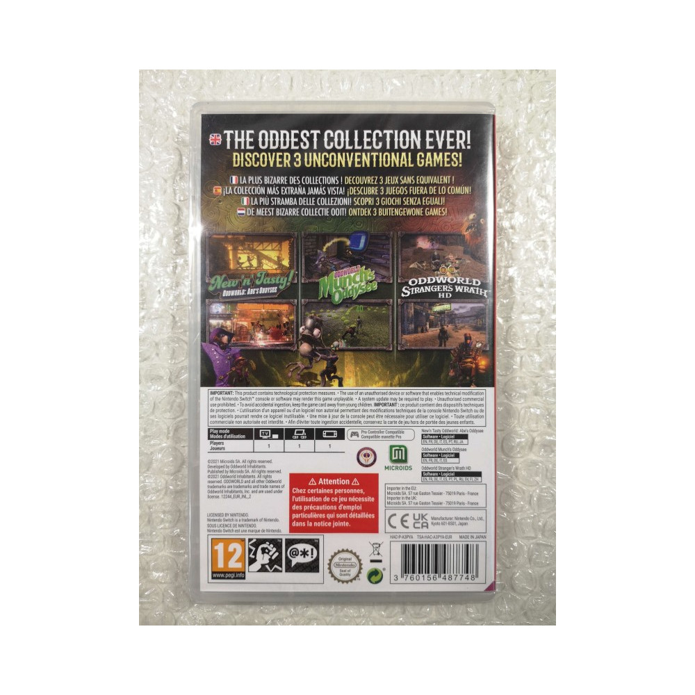 ODDWORLD COLLECTION SWITCH EURO NEW (GAME IN ENGLISH/FR/DE/ES/IT)