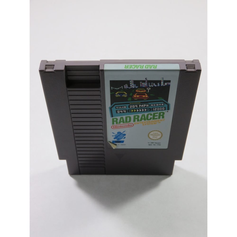 Jeu Rad Racer Nintendo NES - Complet Boîte Notice - Version Française - Original