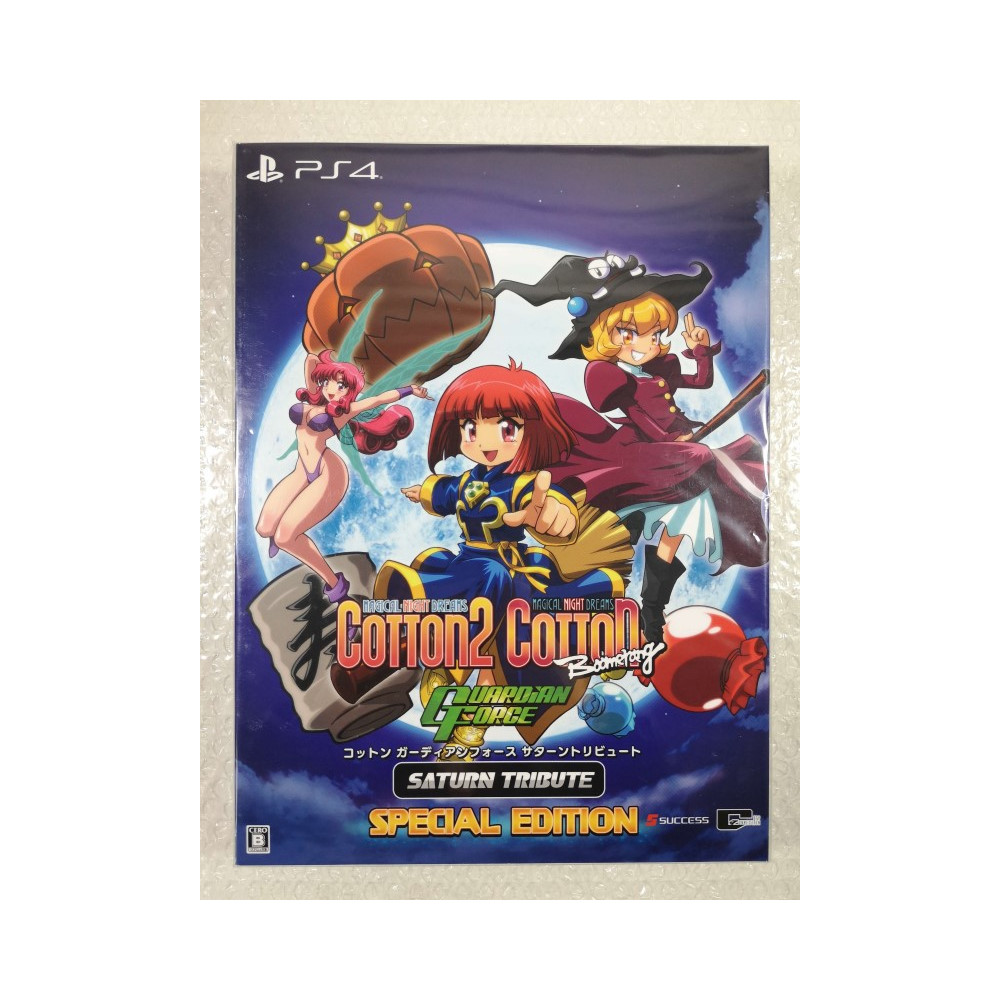 COTTON GUARDIAN FORCE SATURN TRIBUTE - COLLECTOR PS4 JAPAN NEW (GAME IN ENGLISH)