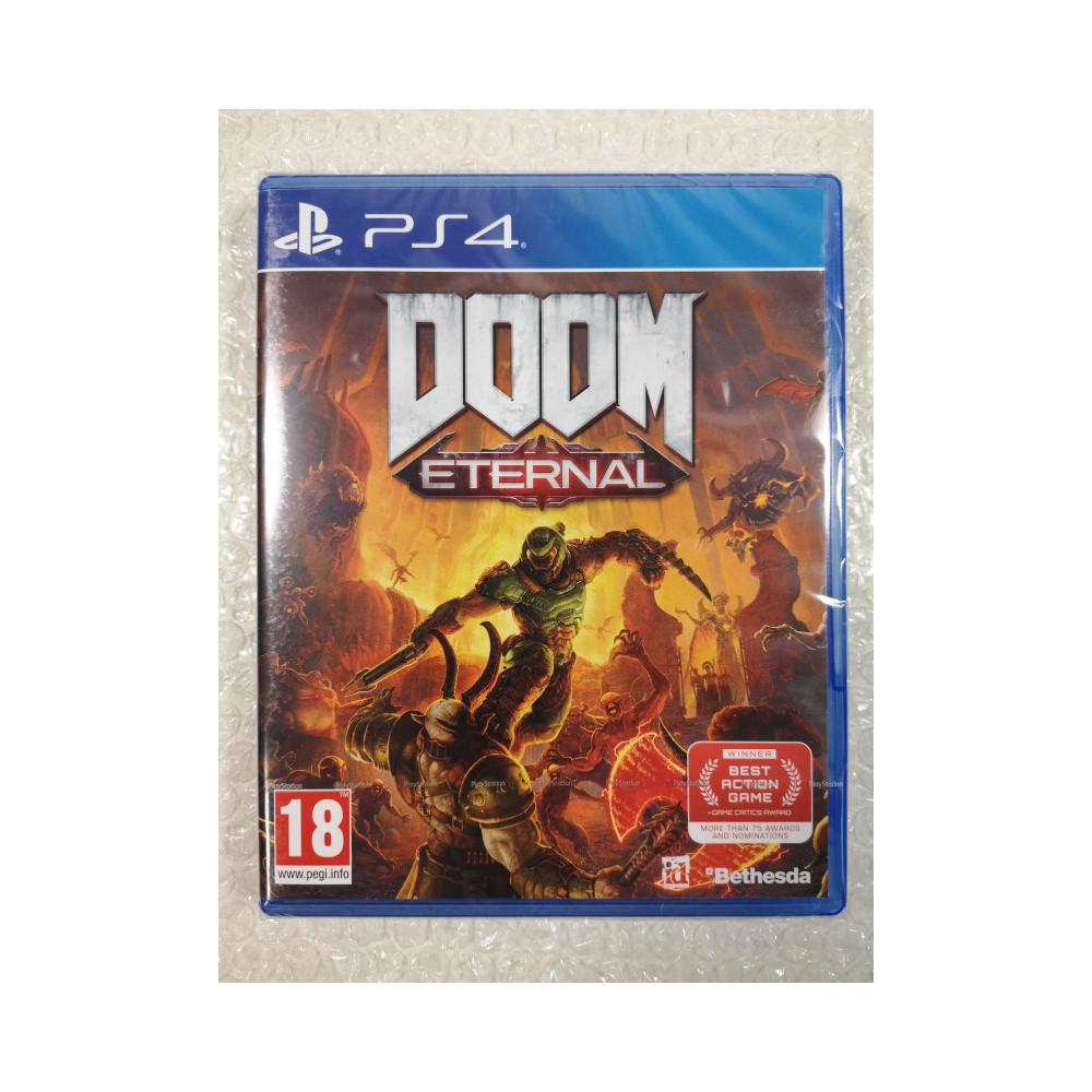 DOOM ETERNAL PS4 EURO FR NEW (GAME IN ENGLISH/FR/DE/ES/IT)