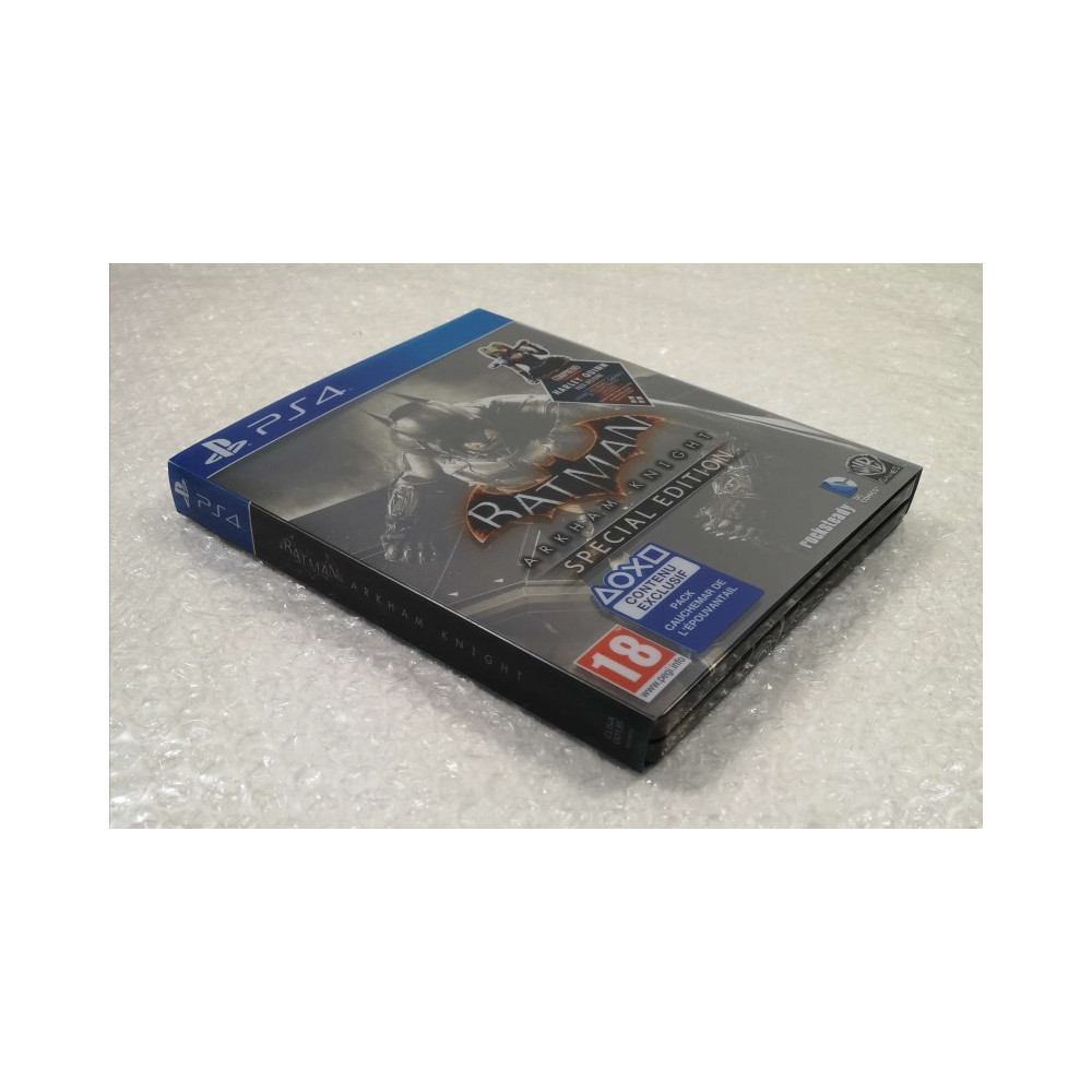 BATMAN ARKHAM KNIGHT - SPECIAL EDITION STEELBOOK PS4 FR OCCASION (GAME IN ENGLISH/FR/DE/ES/IT)