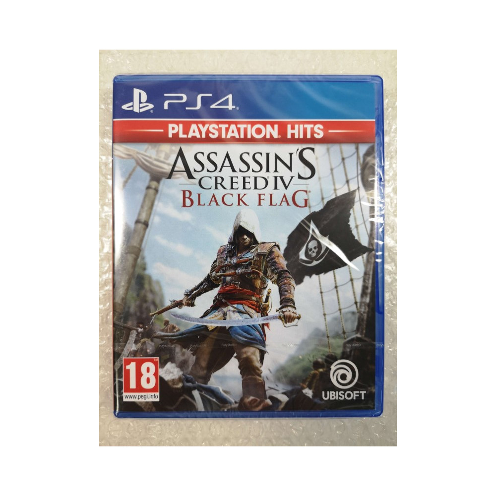ASSASSIN S CREED IV BLACK FLAG - PLAYSTATION HITS PS4 UK NEW (GAME IN ENGLISH/FR/DE/ES/IT/PT)