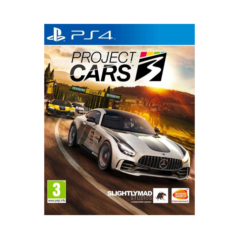 PROJECT CARS 3 PS4 FR OCCASION (GAME IN ENGLISH/FR/DE/ES/IT)