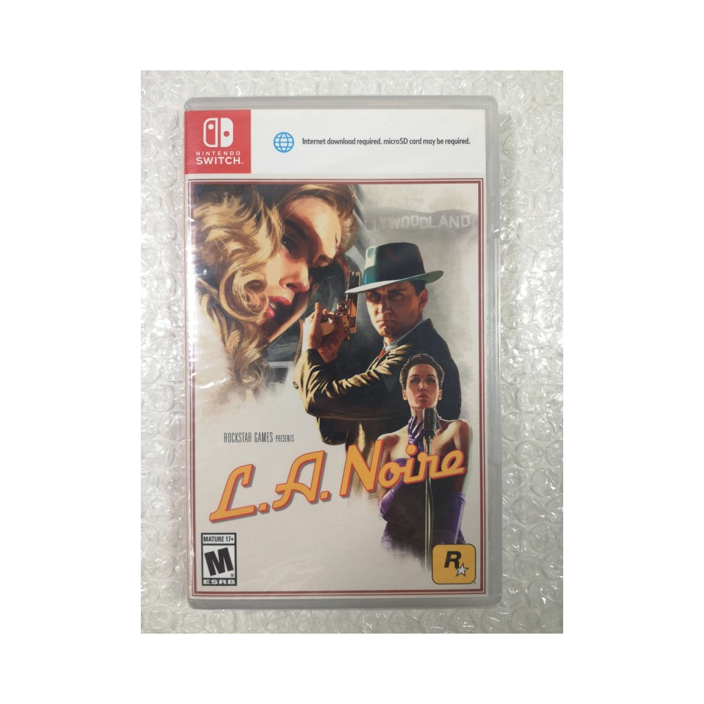 L.A. NOIRE SWITCH USA NEW (GAME IN ENGLISH/FR/ES) (INTERNET DOWNLOAD REQUIRED)