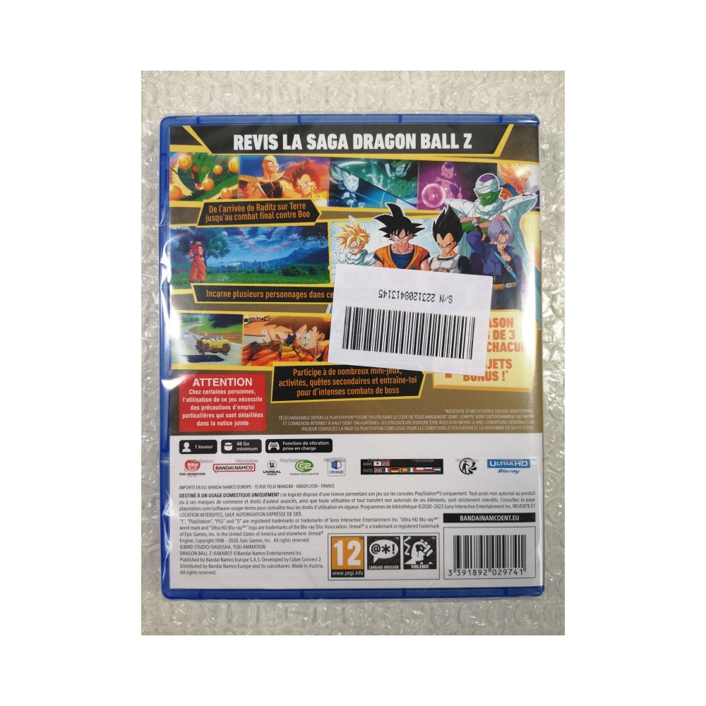 DRAGON BALL Z KAKAROT - LEGENDARY EDITION PS5 FR NEW (GAME IN ENGLISH/FR/DE/ES/IT/PT)