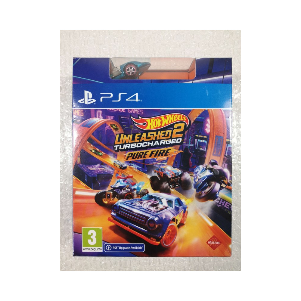 HOT WHEELS UNLEASHED 2 TURBOCHARGED - PURE FIRE EDITION PS4 UK NEW (GAME IN ENGLISH/FR/DE/ES/IT/PT)