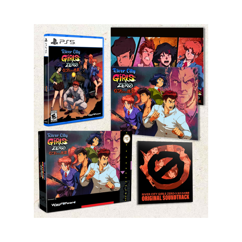 RIVER CITY GIRLS ZERO - CLASSIC EDITION PS5 USA NEW (GAME IN ENGLISH/FR/DE/ES/IT) (LIMITED RUN 018)