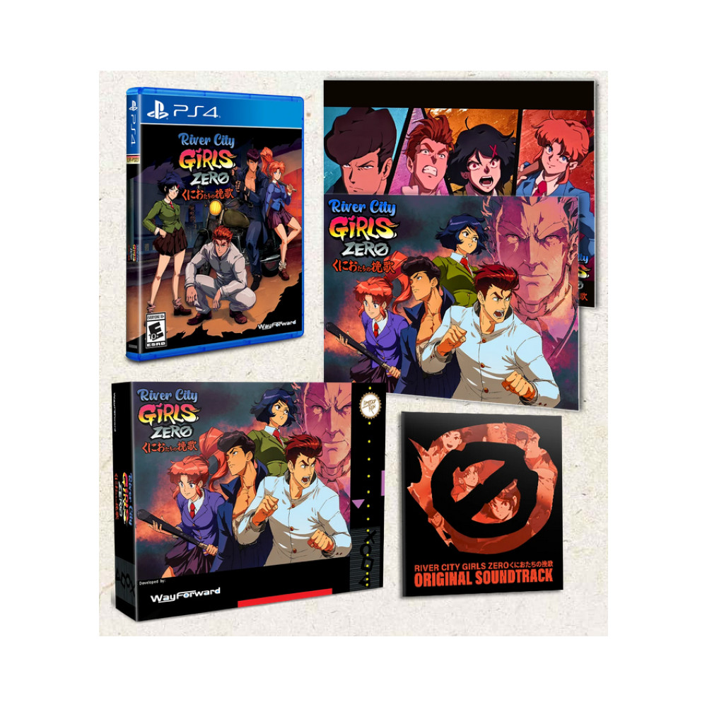 RIVER CITY GIRLS ZERO - CLASSIC EDITION PS4 USA NEW (GAME IN ENGLISH/FR/DE/ES/IT) (LIMITED RUN 444)