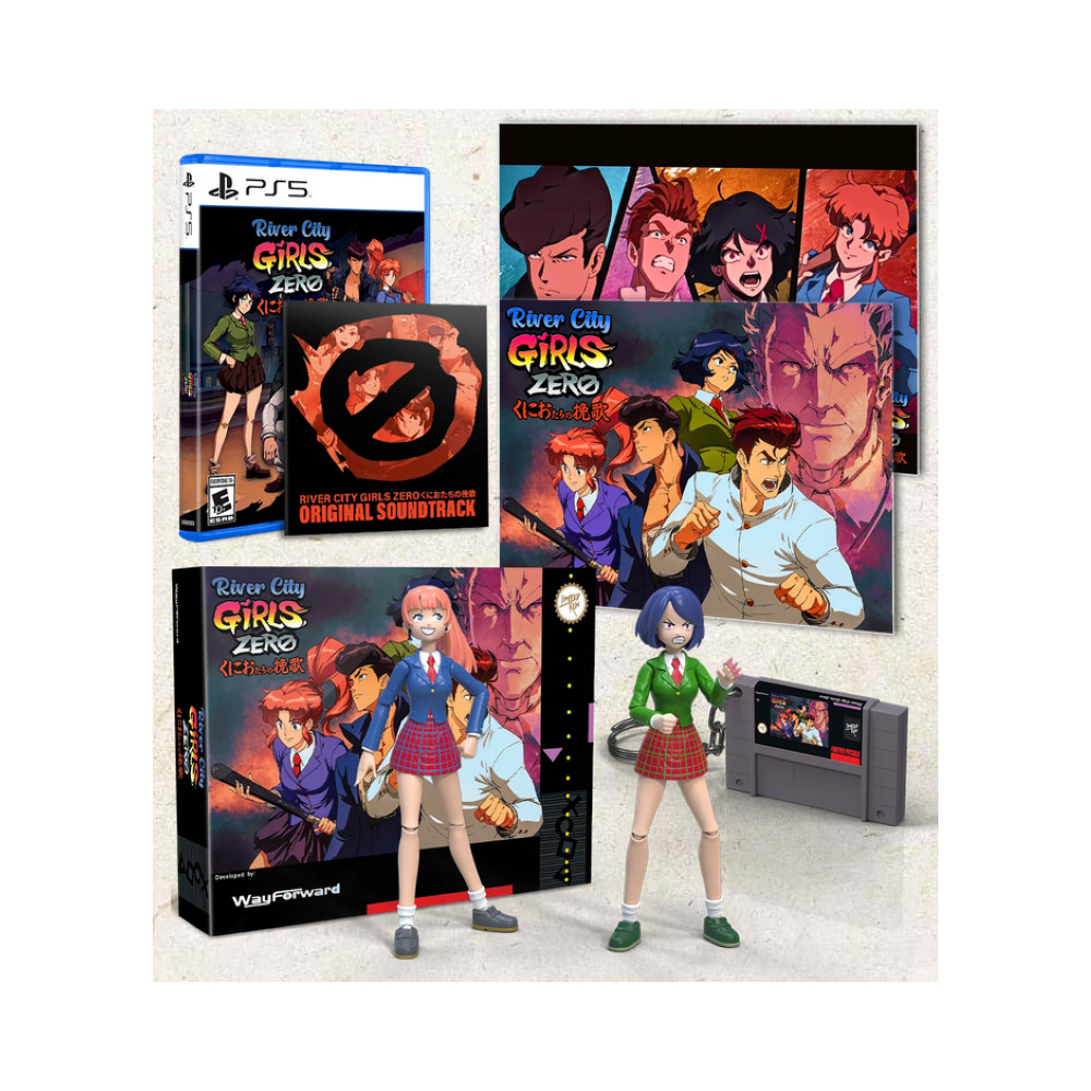 RIVER CITY GIRLS ZERO - ULTIMATE EDITION PS5 USA NEW (GAME IN ENGLISH/FR/DE/ES/IT) (LIMITED RUN 018)