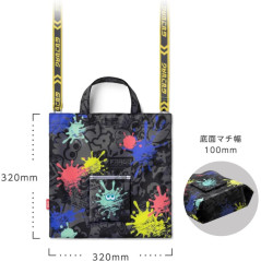 SPLATOON 3 WRAPPING X ECO BAG S (SQUID LIGHT BLUE) JAPAN NEW