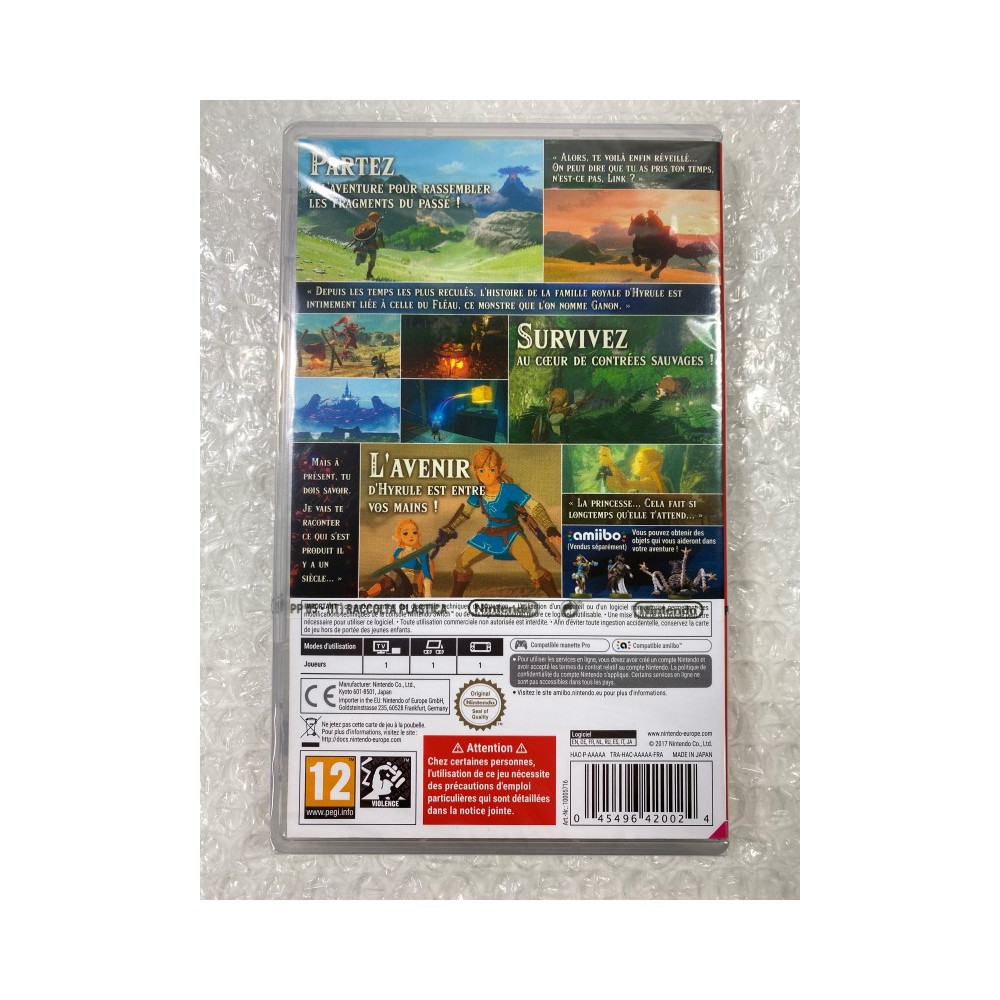 THE LEGEND OF ZELDA BREATH OF THE WILD SWITCH FR NEW