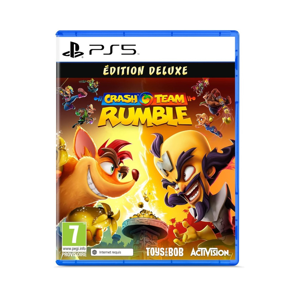 CRASH TEAM RUMBLE - EDITION DELUXE - PS5 FR OCCASION (GAME IN ENGLISH/FR/DE/ES/IT)