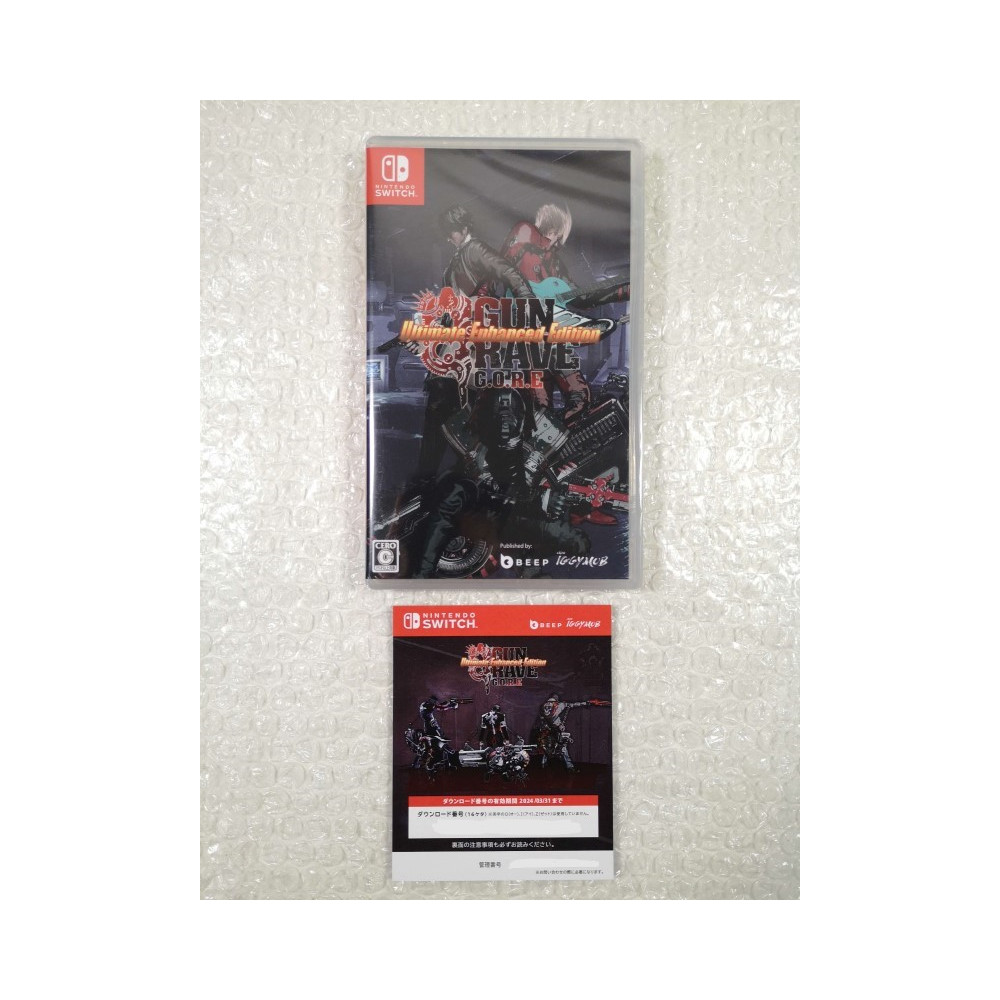 GUNGRAVE G.O.R.E - ULTIMATE ENHANCED EDITION SWITCH JAPAN NEW (GAME IN ENGLISH)