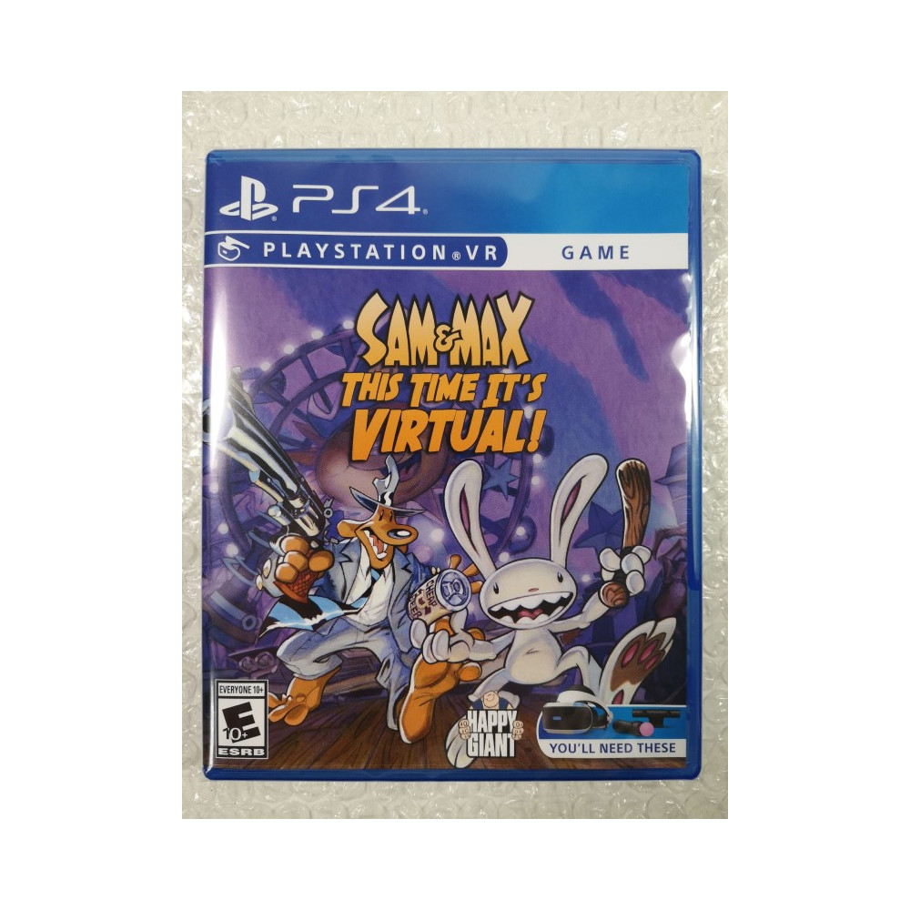 SAM & MAX THIS TIME ST S VIRTUAL (PLAYSTATION VR) PS4 USA NEW (GAME IN ENGLISH/FR/DE/ES/IT/PT) (LIMITED RUN GAME 459)