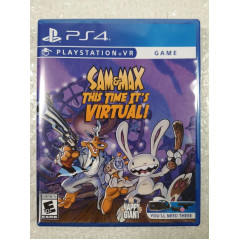 SAM & MAX THIS TIME ST S VIRTUAL (PLAYSTATION VR) PS4 USA NEW (GAME IN ENGLISH/FR/DE/ES/IT/PT) (LIMITED RUN GAME 459)