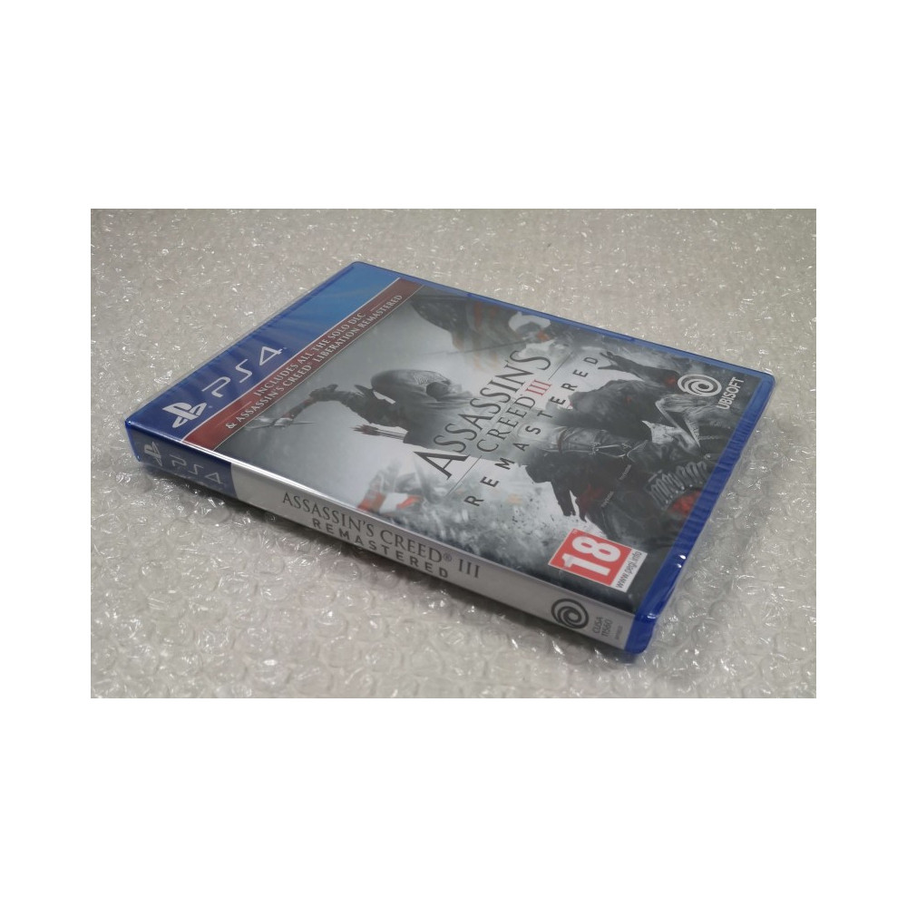 ASSASSIN S CREED III REMASTERED PS4 UK NEW (GAME IN ENGLISH/FR/DE/ES/IT/PT)