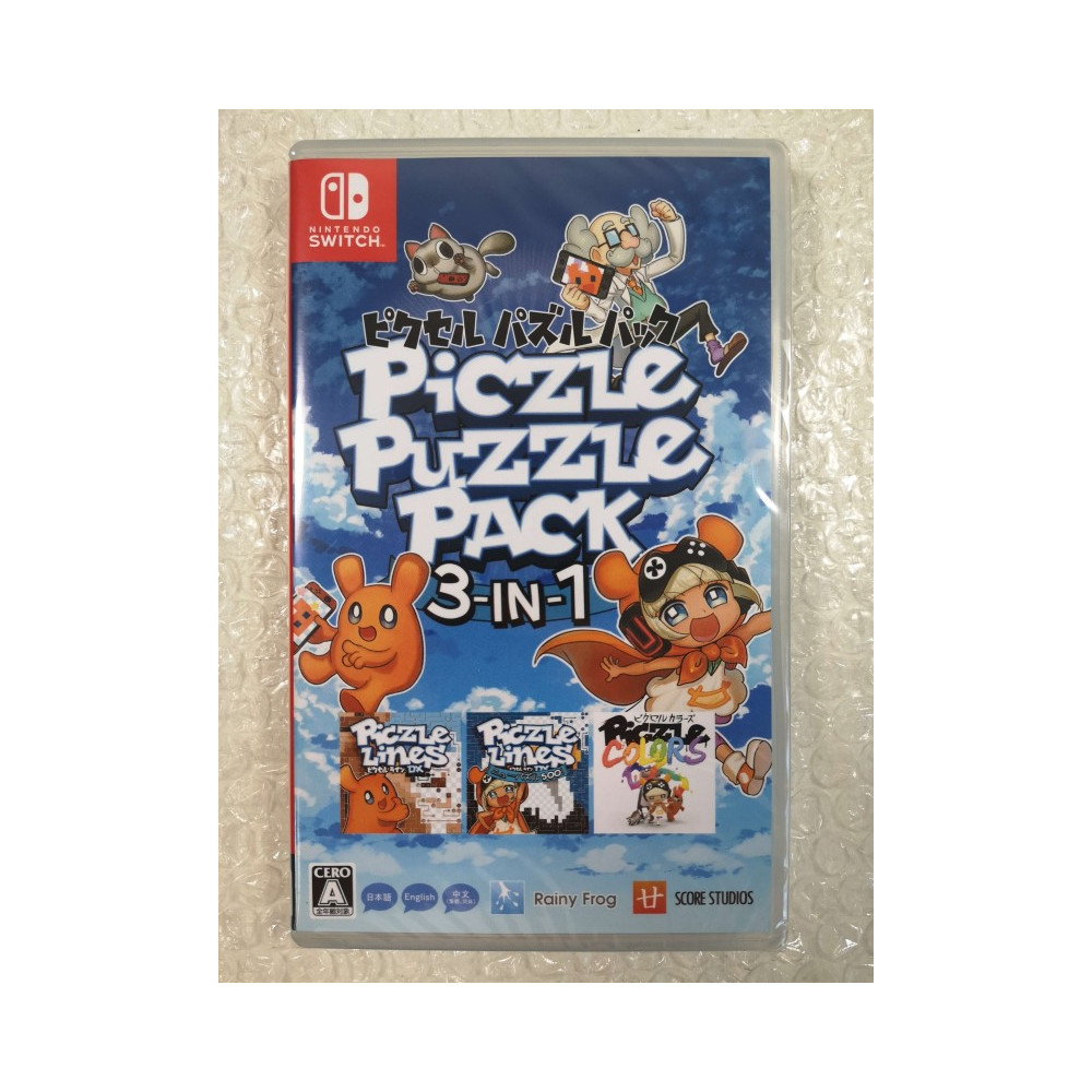 PICZLE PUZZLE PACK 3-IN-1 SWITCH JAPAN NEW (GAME IN ENGLISH)