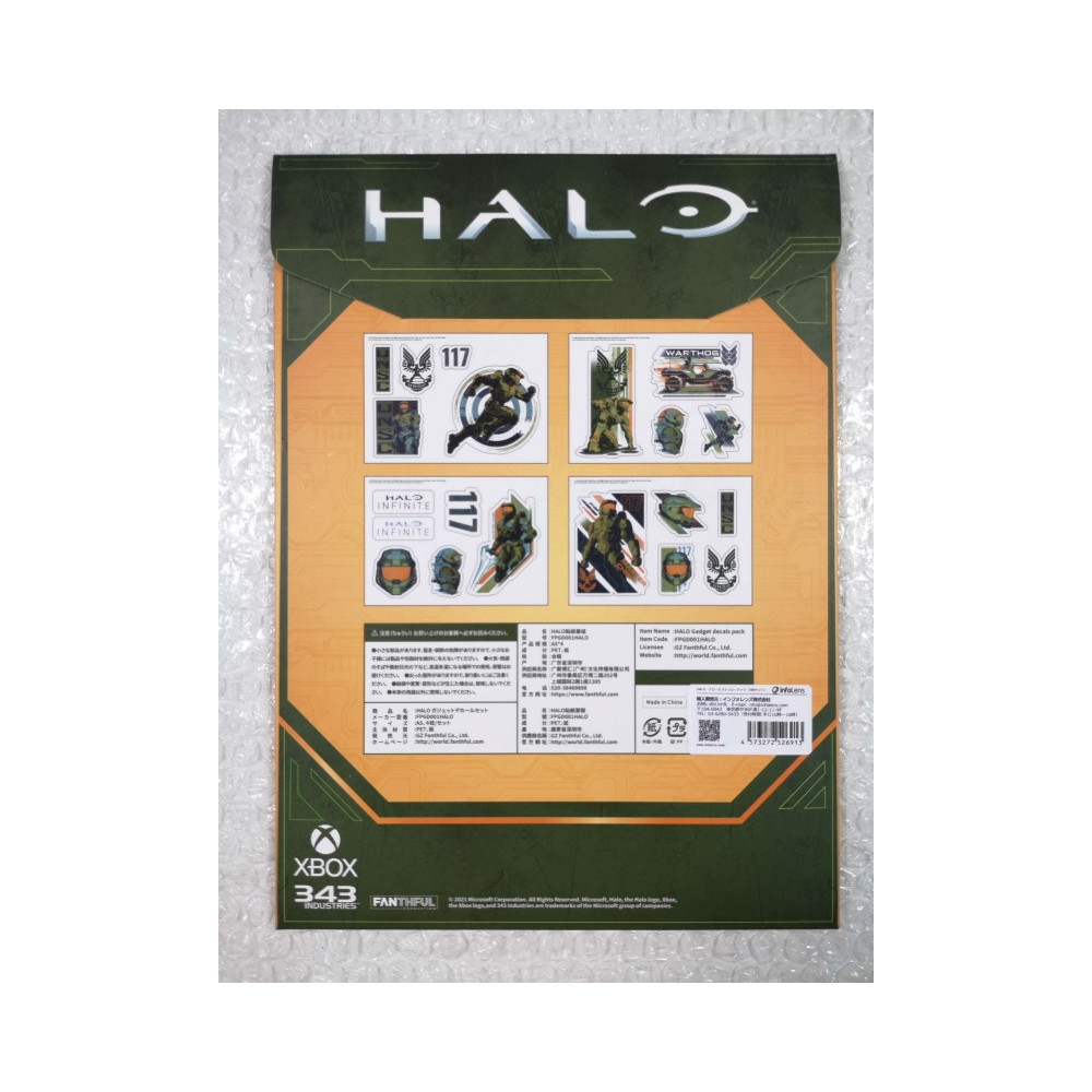 HALO DECALS STICKER PACK (4PCS SET) JAPAN NEW