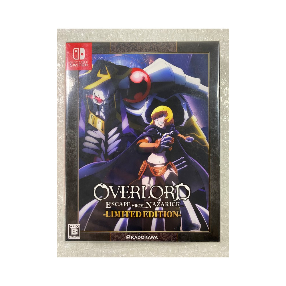 OVERLORD ESCAPE FROM NAZARICK LIMITED EDITION SWITCH JAPAN NEW (GAME IN ENGLISH)