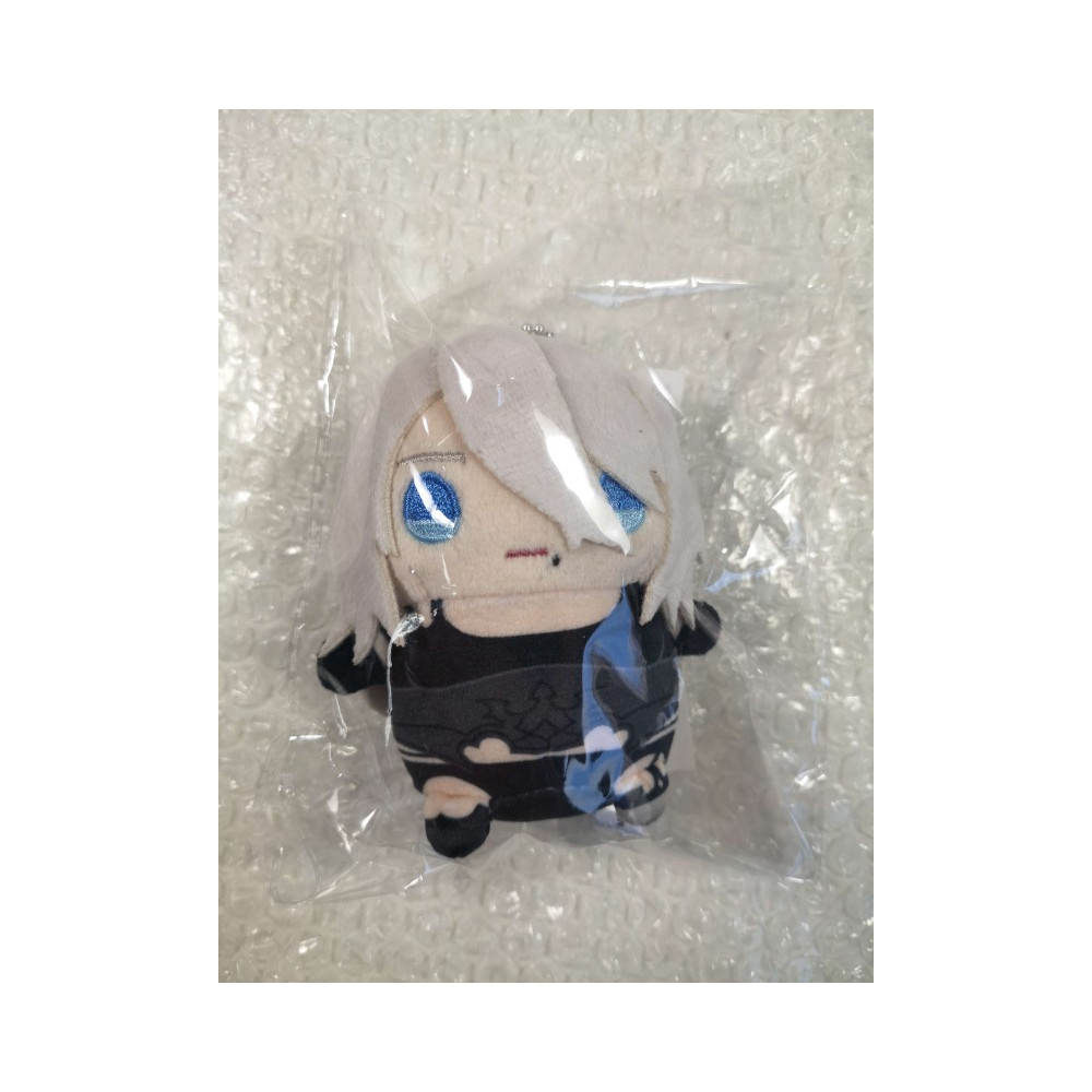 PELUCHE PORTE CLES NIER:AUTOMATA VER1.1A: MAMEMATE PLUSH MASCOT A2 JAPAN NEW